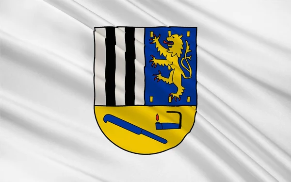 Flagge Von Siegen Wittgenstein Ist Ein Kreis Südosten Von Nordrhein — Stockfoto