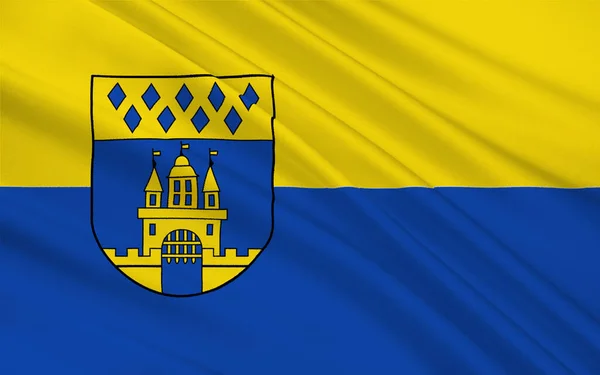Флаг Штайнфурта Город Северном Рейне Вестфалии Германия Иллюстрация — стоковое фото