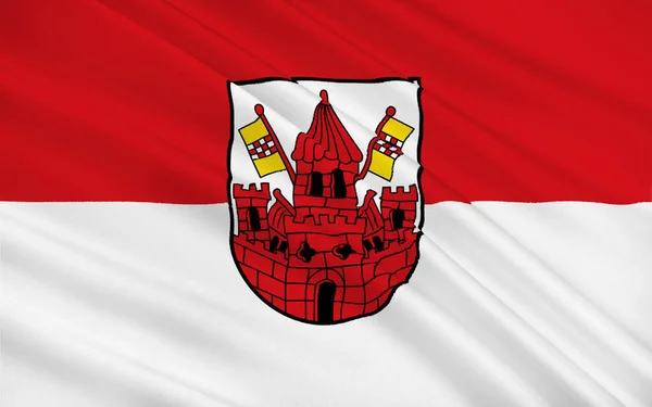 Flag Unna City North Rhine Westphalia Germany Illustration — Stock Photo, Image