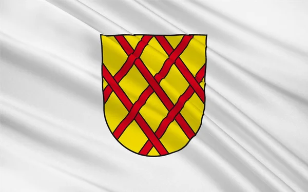 Flagga Daun Stad Vulkaneifel Distriktet Rheinland Pfalz Tyskland — Stockfoto
