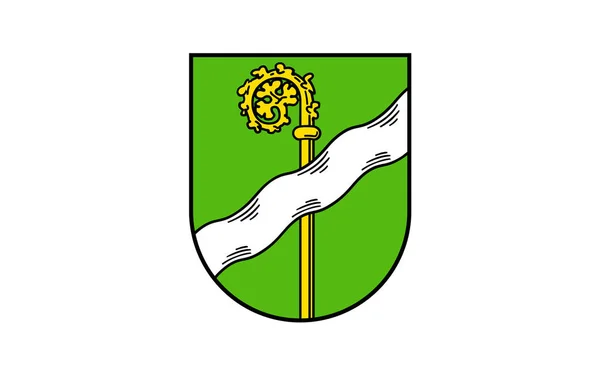 Flagge Von Kusel Ist Eine Stadt Kreis Kusel Rheinland Pfalz — Stockfoto
