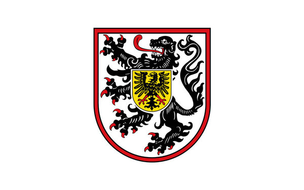 Flag of Landau in der Pfalz is an autonomous town of southern Rhineland-Palatinate, Germany