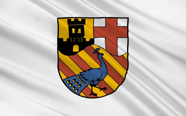 Flag Neuwied Town North German State Rhineland Palatinate Capital District — Stock Photo, Image