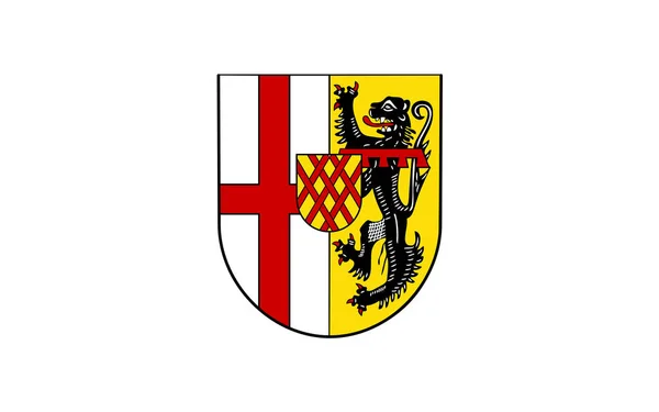 Bandeira Vulkaneifel Distrito Alemanha Localizado Estado Renânia Palatinado — Fotografia de Stock