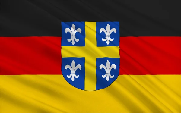 Bandera Sankt Wendel Una Ciudad Noreste Del Sarre Alemania —  Fotos de Stock