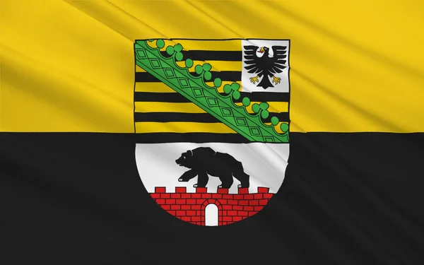Drapeau Saxe Anhalt Est État Fédéral Sans Littoral Allemagne — Photo