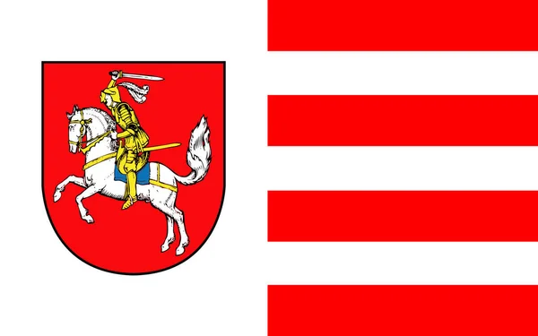 Dithmarschen 플래그 Flag Dithmarschen Schleswig Holstein 지역이다 — 스톡 사진