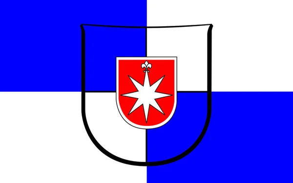 Flagge Von Norderstedt Ist Eine Stadt Schleswig Holstein — Stockfoto