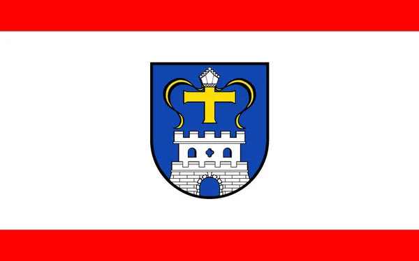 Bandeira Ostholstein Distrito Alemanha Localizado Distrito Schleswig Holstein — Fotografia de Stock