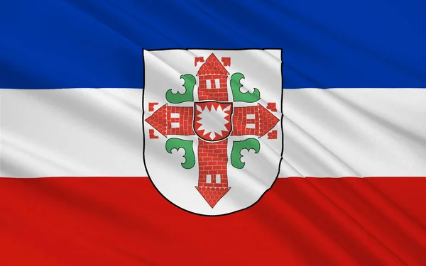 Flaga Segeberg Powiat Szlezwiku Holsztynie Niemcy — Zdjęcie stockowe