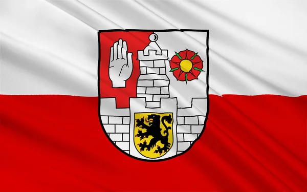 알텐부르크기 Flag Altenburg 튀링겐에 도시이다 — 스톡 사진