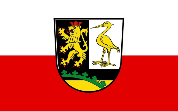 Flag Greiz Kreis District East Thuringia Germany — Stock Photo, Image