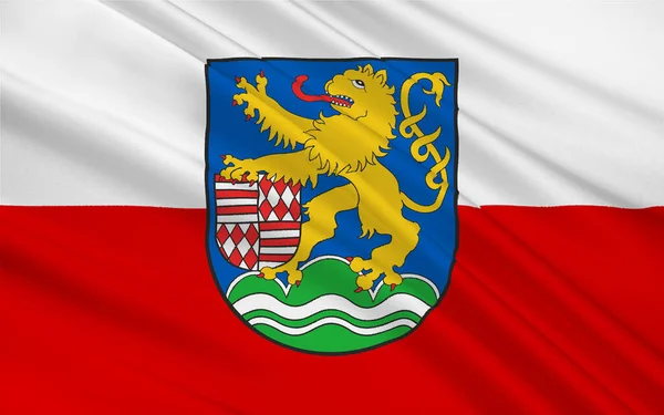 Bandeira Kyffhauserkreis Distrito Alemanha Localizado Região Turíngia — Fotografia de Stock