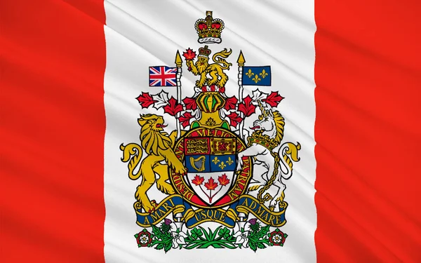 Bandiera Del Canada Paese Nella Parte Settentrionale Del Nord America — Foto Stock