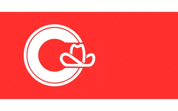 Zászló Calgary Egy Város Kanadai Tartomány Alberta — Stock Fotó