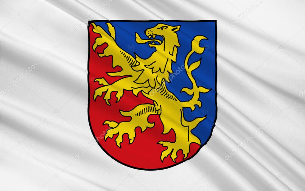 Flag of Rhein-Lahn-Kreis is a district (Kreis) in the east of Rhineland-Palatinate, Germany