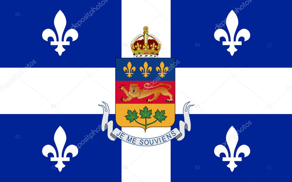 Flag of Quebec is the second-most populous province in Canada