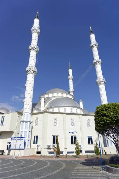 Kanakly Alanya Turchia Aprile 2019 Moschea Del Konakli Bianco Magnifico — Foto Stock