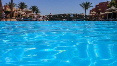 Sharm El Sheikh, Mısır - 17 Nisan 2014: Sharm el Sheikh of Egypt 'da Deniz Yaşamı Oteli Bölgesi (Sea Group)