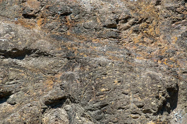 灰色和棕色岩石纹理背景 — 图库照片