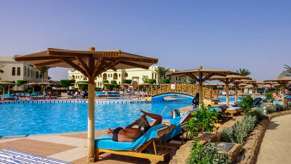 Sharm Sheikh Αίγυπτος Απριλίου 2014 Έδαφος Του Hotel Sea Life — Φωτογραφία Αρχείου