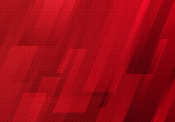 Abstrait Rouge Géométrique Diagonale Avec Des Points Motif Texture Arrière — Image vectorielle
