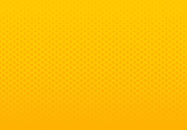 Soyut degrade sarı kareler noktalı resim yatay arka plan pop sanat tarzı desen. Tasarım öğeleri sunum, afiş web, broşür, afiş, broşür, el ilanı, vb için kullanabilirsiniz. Vektör çizim