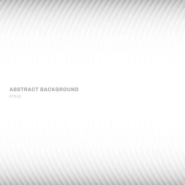 Curva abstracta geométrica de color blanco y gris degradado fondo — Vector de stock
