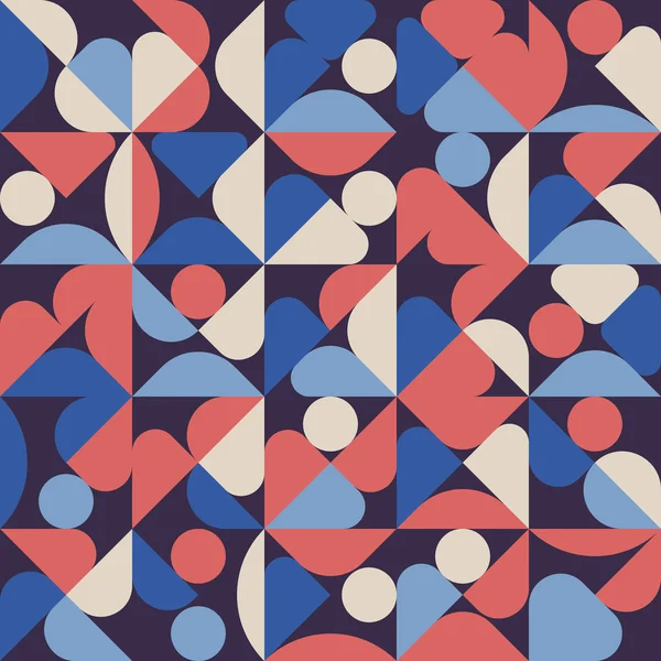 Abstract geometrische patroon van minimale kunstwerk poster met eenvoudige sh — Stockvector