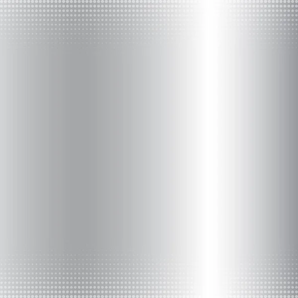 抽象的な銀グラデーション金属背景やハーフトーン テクスチャ — ストックベクタ