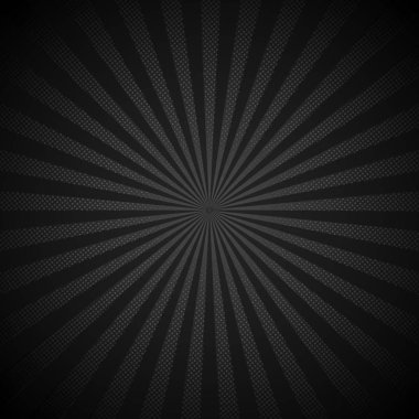 Absrtract retro parlak yıldız patlaması siyah arka plan ile nokta esen