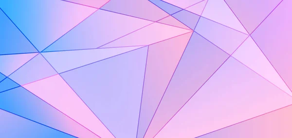 Абстрактний Синьо Рожевий Градієнтний Багатокутний Фон Текстура Низький Полімозний Трикутник — стоковий вектор