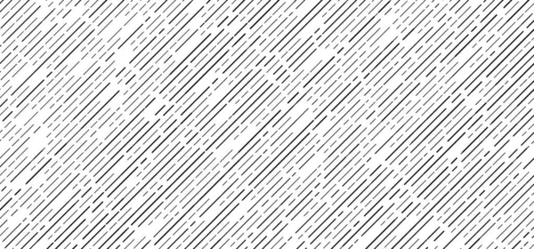 Abstrakte Nahtlose Schwarze Strich Linien Diagonales Muster Auf Weißem Hintergrund — Stockvektor