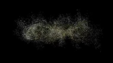 Mutlu Yeni Yıl Metin Siyah Arka Plan, Magic Particles Sparks Gece yıldız gökyüzü Kutlama, Dilek, Etkinlikler, Mesaj, tatil, festival için