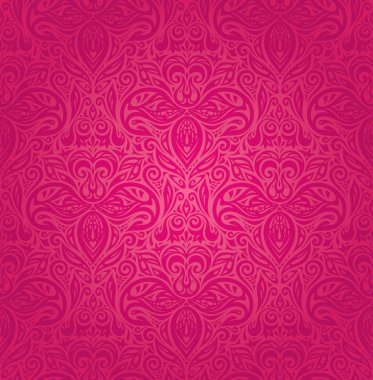 Kırmızı çiçek vektör desen duvar kağıdı tasarım arka plan