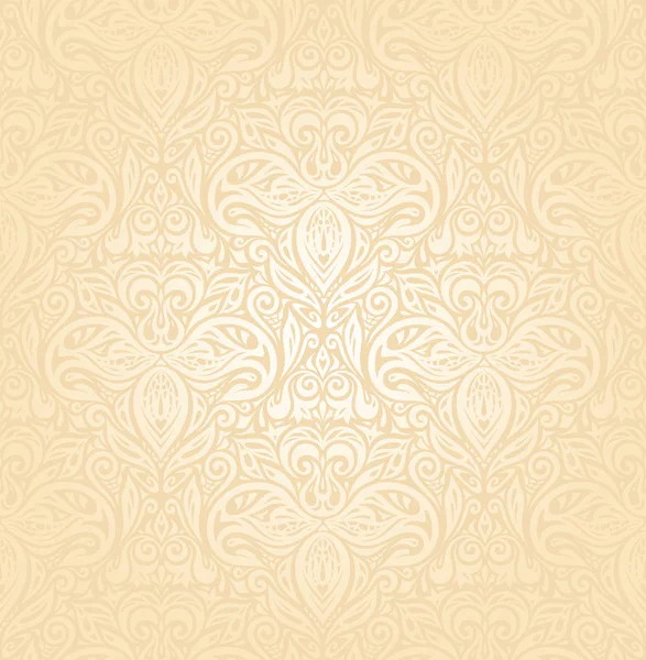 Бледный Дизайн Свадебного Персика Свадебного Ретро — стоковый вектор