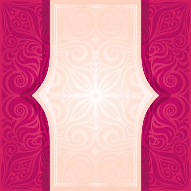 Kırmızı çiçek vektör desen duvar kağıdı arka plan trendy moda mandala tasarım kopya alanı ile