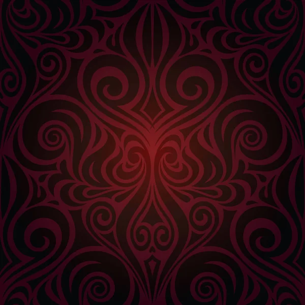 Marrón Flor Roja Fondo Pantalla Vector Diseño Fondo Rendy Vintage Gráficos vectoriales