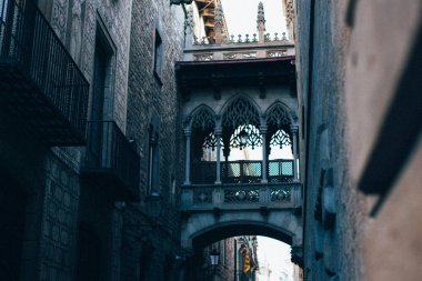 Barrio Gotico, Barselona, İspanya, ayrıntılarını görünümü Kapat