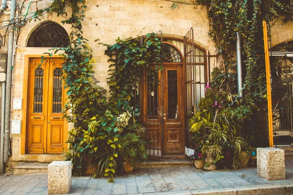 Atmosferik street, Tel Aviv, İsrail eski bölgesinde