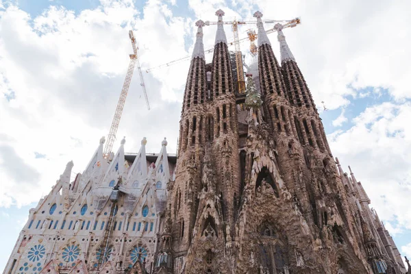 バルセロナ スペイン のサグラダ ファミリアの絶景 — ストック写真