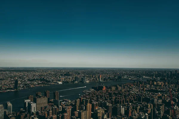 Naturskön Utsikt Över Manhattan Island New York Usa — Stockfoto