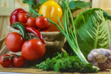 natürmort bahar sebzeleri