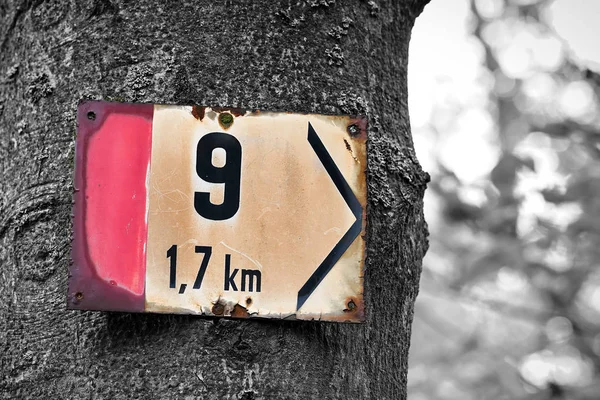 Schild Auf Einem Privaten Parkplatz Stadtzentrum Von Karlsbad Variieren Der — Stockfoto