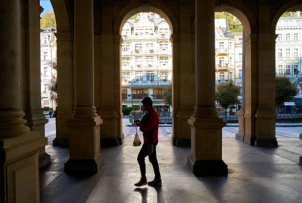 Karlovy Vary Çek Cumhuriyeti Eylül 2018 Çek Cumhuriyeti Nin Karlovy — Stok fotoğraf