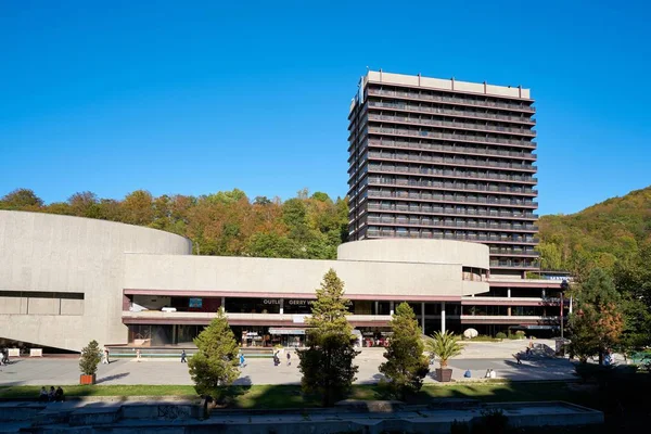 Karlovy Vary Czech Republic September 2018 Hotel Thermal Edge Old — Stock Photo, Image