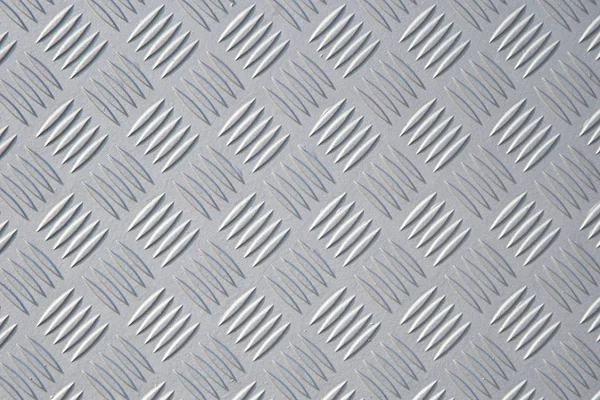 Texturierte Oberfläche Einer Metallkarierplatte — Stockfoto