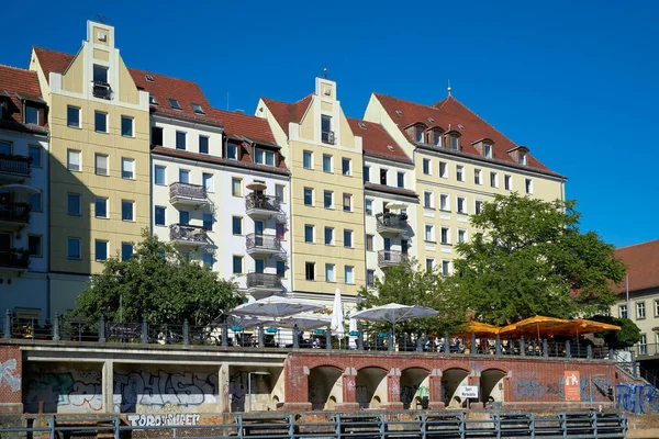 Berlin Deutschland Mai 2020 Das Bei Vielen Touristen Beliebte Nikolaiviertel Stockfoto