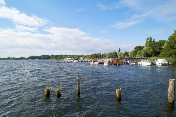 Tplitz Alemania Julio 2020 Río Havel Havelland Cerca Tplitz Con — Foto de Stock