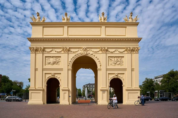 Potsdam Německo Července 2020 Braniborská Brána Postupimi Jedna Pamětihodností Města — Stock fotografie